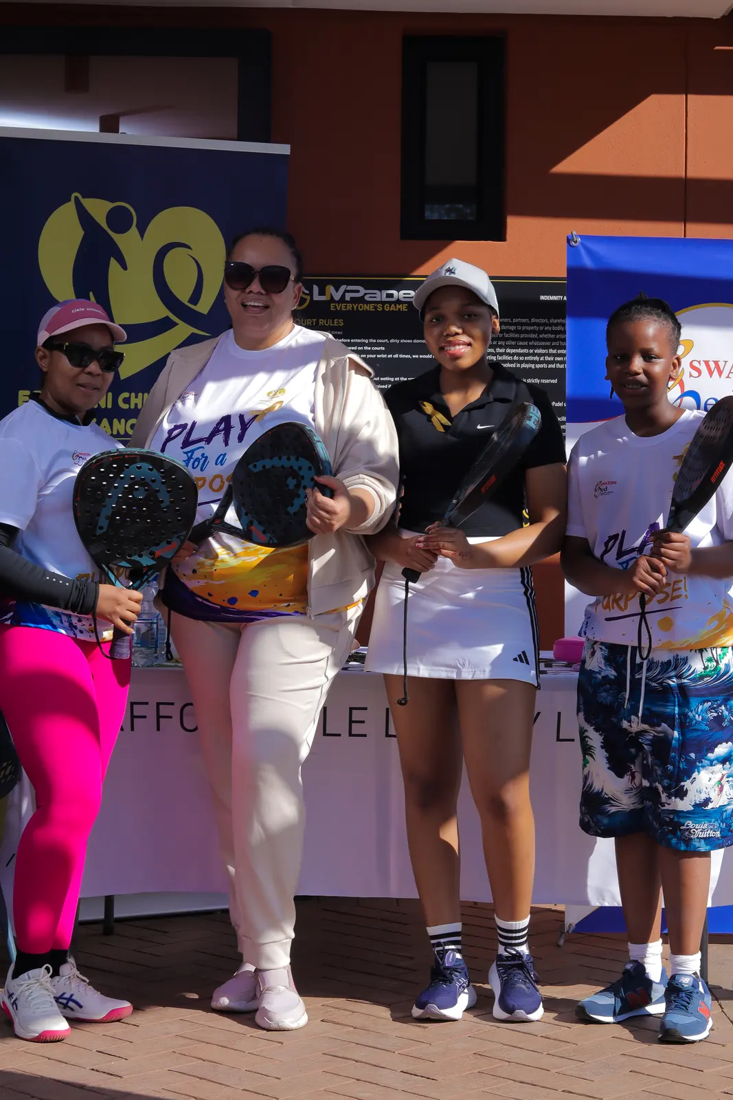 ECCF Padel for a Purpose event photograph